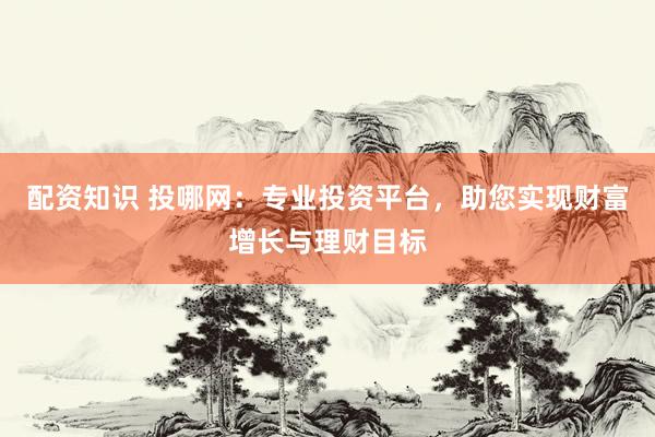 配资知识 投哪网：专业投资平台，助您实现财富增长与理财目标
