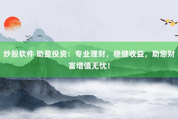 炒股软件 助盈投资：专业理财，稳健收益，助您财富增值无忧！