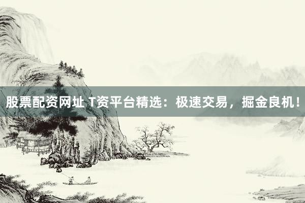 股票配资网址 T资平台精选：极速交易，掘金良机！